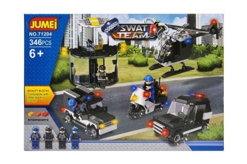 Klocki Jumei Swat SŁUŻBY SPECJALNE 346 elementów, 38 x 26 cm