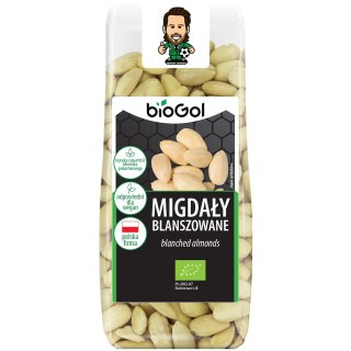 MIGDAŁY BLANSZOWANE BIO 100 g - BIOGOL