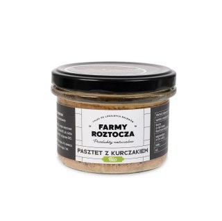 PASZTET DROBIOWO - WIEPRZOWY BIO 180 g (SŁOIK) - FARMY ROZTOCZA