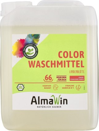 PŁYN DO PRANIA KOLOROWYCH UBRAŃ (KONCENTRAT) ECO 5 L (66 PRAŃ) - ALMAWIN