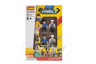 Zestaw Figurek Policja 4 szt.