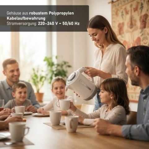 AD 1244 Czajnik plastikowy 2,5 l