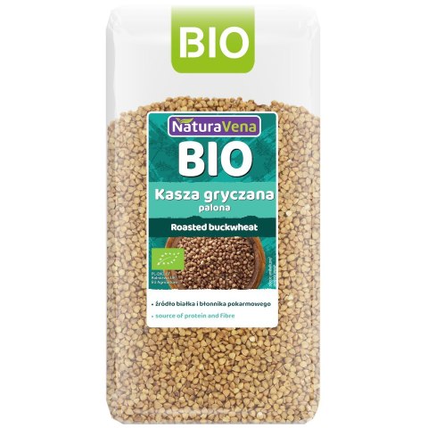 KASZA GRYCZANA PALONA BIO 500 g - NATURAVENA