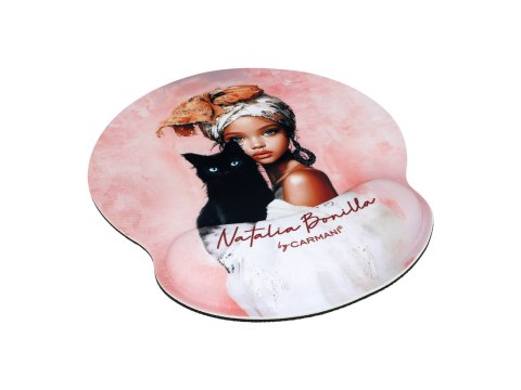 Podkładka pod mysz komputerową z poduszką na nadgarstek - N. Bonilla, Kocie opowieści Neli (CARMANI)