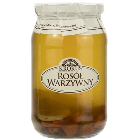 BULION WARZYWNY W PŁYNIE BEZ DODATKU CUKRÓW BEZGLUTENOWY 810 ml - KROKUS
