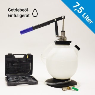 Urządzenie do napełniania oleju przekładniowego 7,5L Bituxx + adaptery
