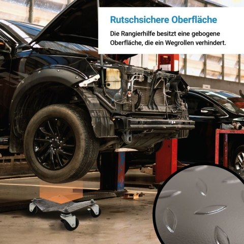 Wózki manewrowe pod koła 4x 680kg Bituxx zestaw do przestawiania auta