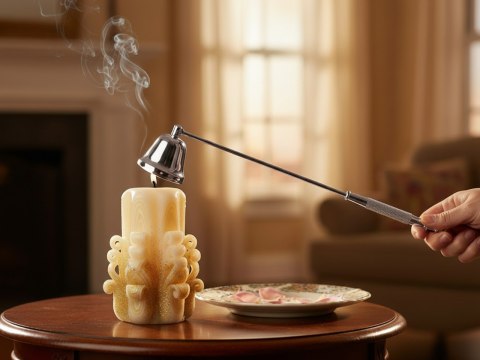 Gasidło do świec (kolor sebrny)