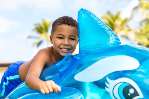 Zabawka dmuchana do pływania ORKA 152x114 cm INTEX 58523