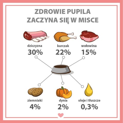 PUPIL PREMIUM Dziczyzna karma mokra dla psa 800g