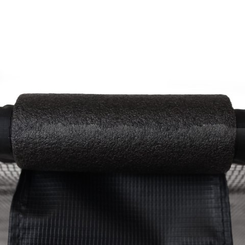 Duża metalowa bramka piłkarska z siatką treningową do gry w piłkę nożną 300x200x120 cm czarno-niebieska