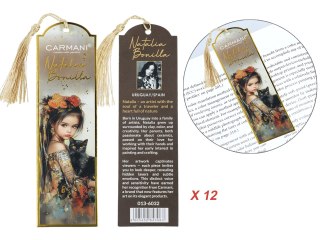 Kpl. 12 zakładek do książki - N. Bonilla, Kocie opowieści Luny (CARMANI)