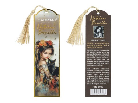 Kpl. 12 zakładek do książki - N. Bonilla, Kocie opowieści Luny (CARMANI)