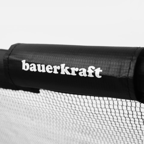 Metalowa bramka piłkarska z siatką treningową do gry w piłkę nożną 180x120x60 cm czarna