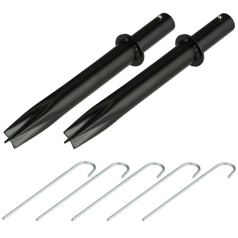 Metalowa bramka piłkarska z siatką treningową do gry w piłkę nożną 180x120x60 cm czarna