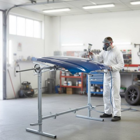 Stojak lakierniczy obrotowy samochodowy 6 ramienny regulowany 220 cm