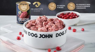 John Dog BERRY Adult cielęcina z żurawiną 800g