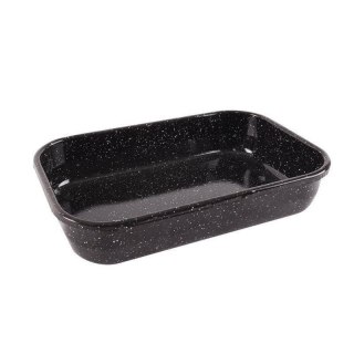 Brytfanna ORION Emaliowana 4,8 L Prostokątna 38 x 24,5 cm Czarna