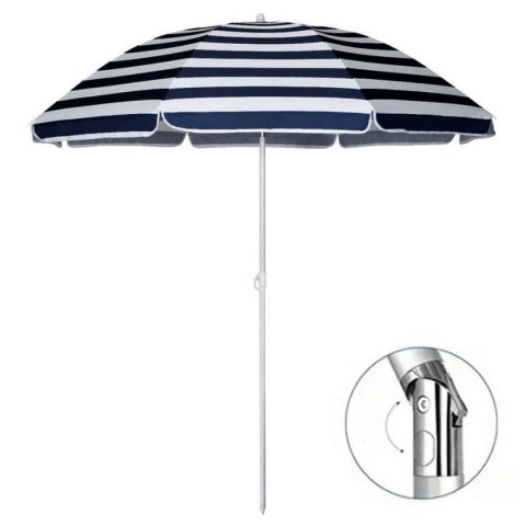 AG228 Parasol ogrodowy plażowy łamany xl