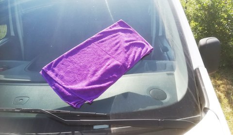 BQ8B Ręcznik z mikrofibry 100x50cm fiole