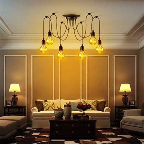 ZD74 Lampa sufitowa 6 ramion żyrandol