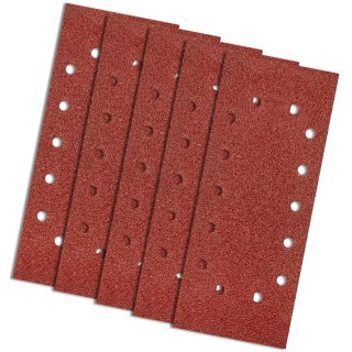 Papier ścierny 115 x 280 mm, K40, 5 szt., z otworami