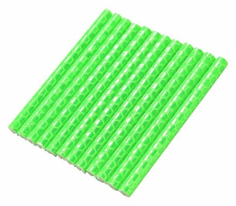 AG402A Odblask. rurki na szprychy green