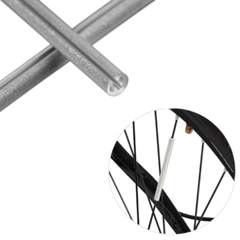 AG402B Odblask. rurki na szprychy yellow