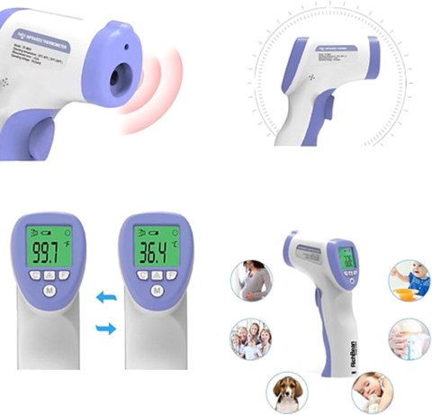 AG458E Termometr bezdotykowy podczerwień