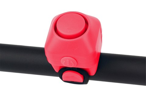 AG496C Dzwonek rowerowy elektryczny red