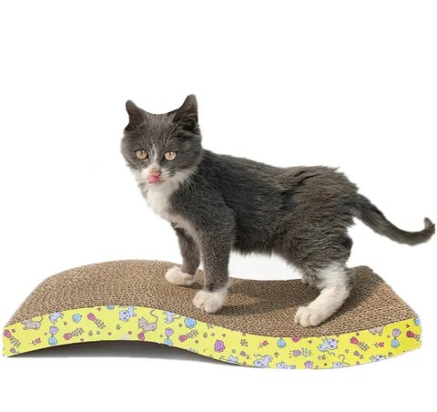 ZW6D Drapak leżak fala dla kota