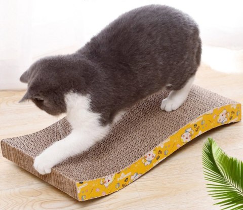 ZW6D Drapak leżak fala dla kota