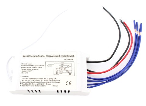 AG132B Bezprz. wł/wył 230v 4 kanały