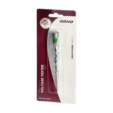 Elektroniczny próbnik napięcia 6w1, test obecności, pomiar, indukcja, ciągłość, polaryzacja DC, wykrywanie mikrofal, transparent