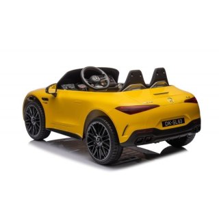Pojazd dk-sl63 mercedes sl63 yellow EUROBABY