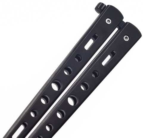 AG530D Nóż motylkowy treningowy czarny