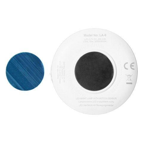 Lampka nocna LED z czujnikiem ruchu, ładowalna, samoprzylepna, 3000/6000K