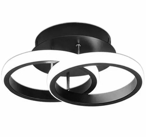 ZD110 Lampa żyrandol plafon led czarna