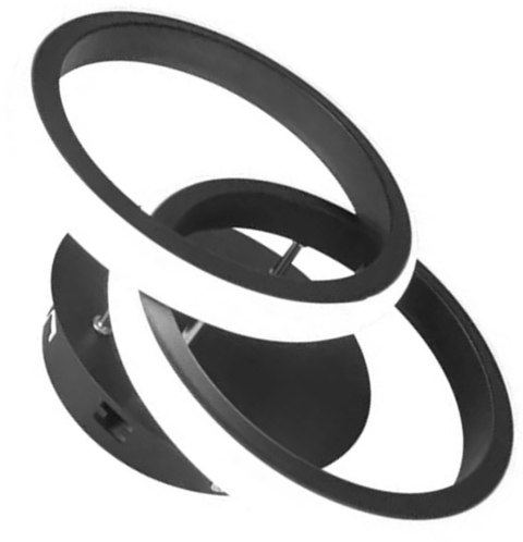 ZD110 Lampa żyrandol plafon led czarna