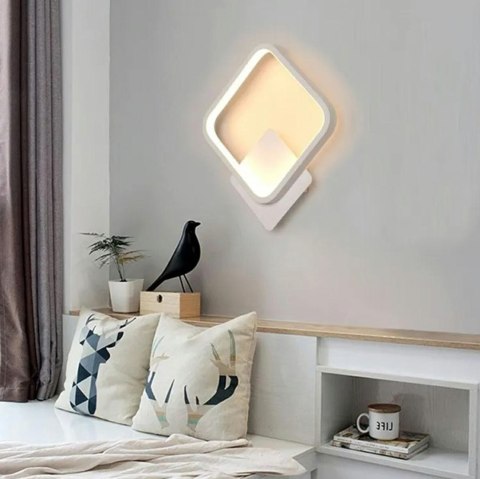 ZD113 Kinkiet led 12w 20x23cm biały