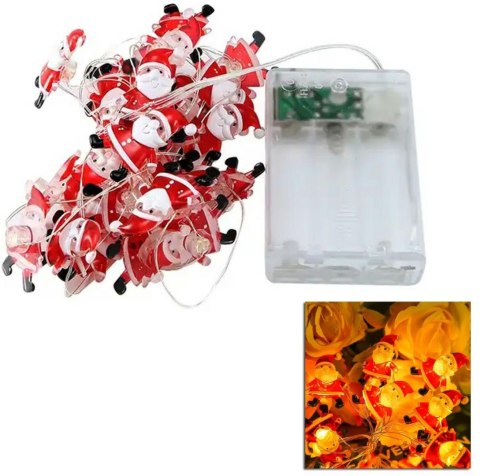 DA69 Lampki swiąteczne mikołaj