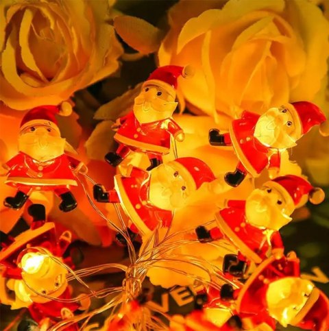 DA69 Lampki swiąteczne mikołaj