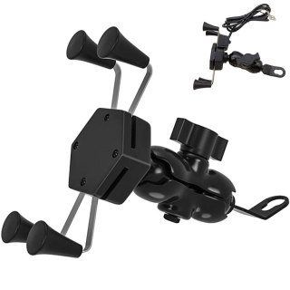 AP14C Motocyklowy uchwyt na telefon usb