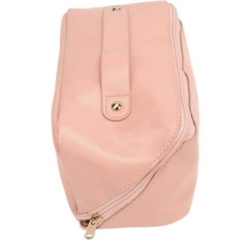 BQ71A Rozkładana kosmetyczka organizer różowa