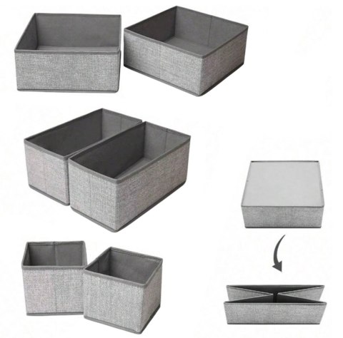 AG126K Zestaw 6 organizerów do szafy