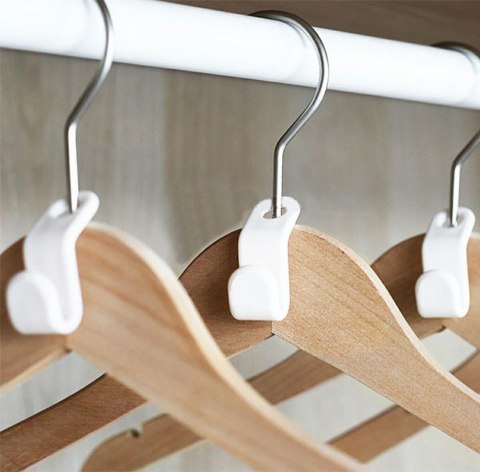 AG17G Haczyki na wieszak 6szt czarne