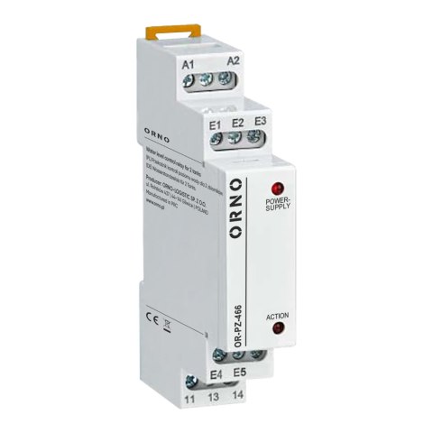 1 modułowy przekaźnik kontroli poziomu wody dla 2 zbiorników 24-240VAC/DC