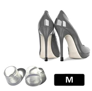 AG836E Osłonki na obcasy roz. m bezbarwny