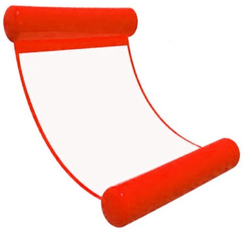 DA164A Dmuchany materac leżak do wody czerwony