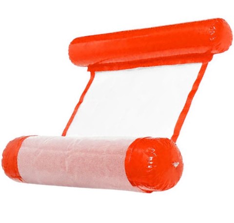 DA164A Dmuchany materac leżak do wody czerwony